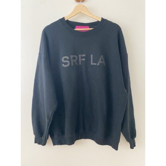 Heidi Merrick SRF LA Pullover Sweatshirt Black - Picture 1 of 9